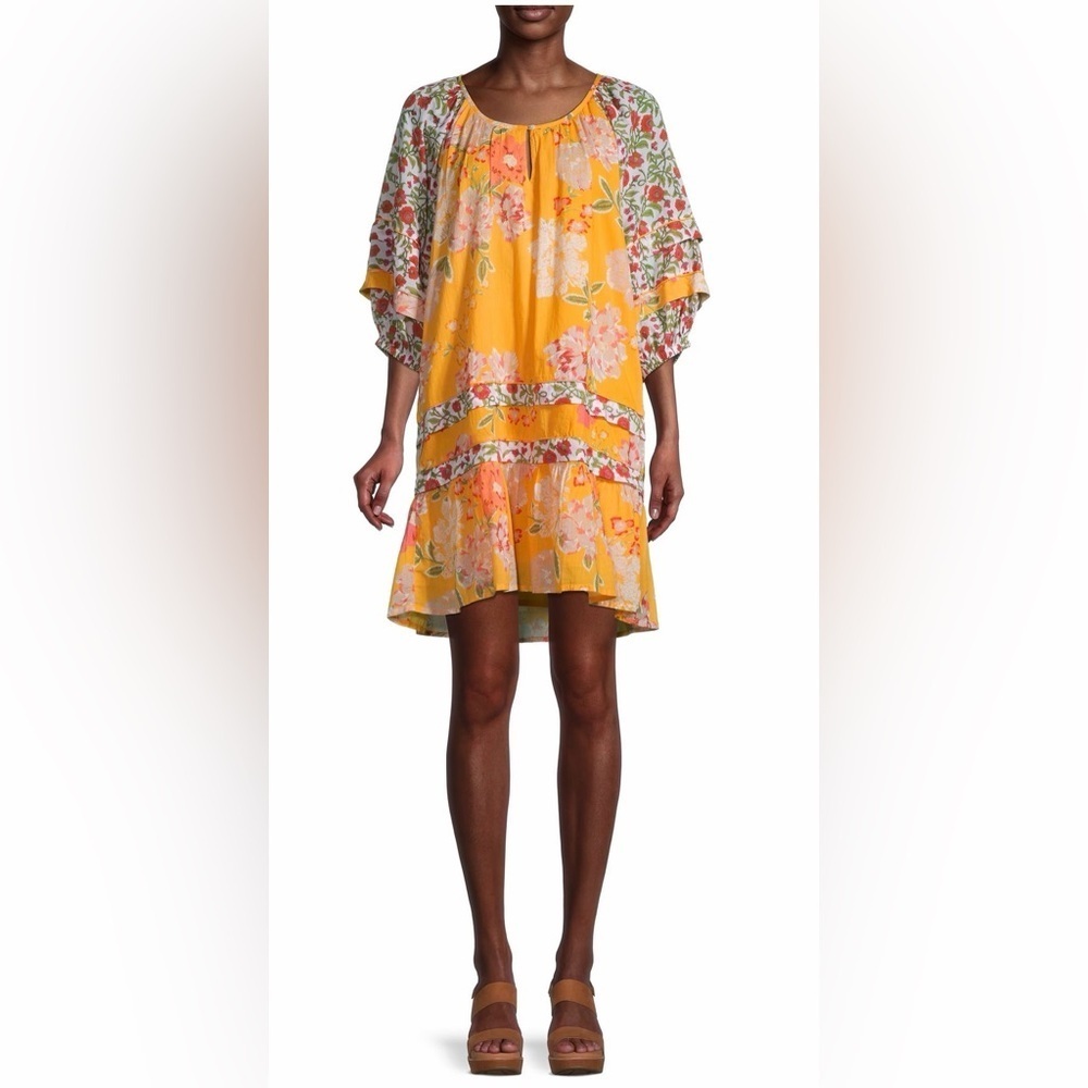 ROLLER RABBIT
Semara Tamania Puff-Sleeve Floral Dress Sz M